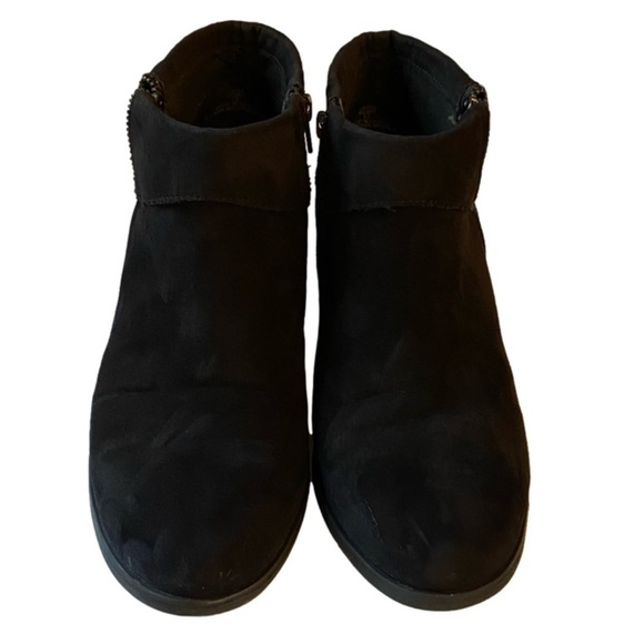 xappeal Shoes Xappeal Suede Ankle Booties Heels Zippers Black